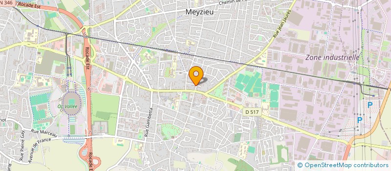 localisation de l'entreprise MONSIEUR LOIC FARINE  MEYZIEU