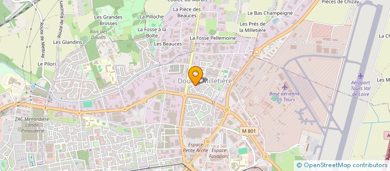 localisation de l'entreprise MONSIEUR LOIC FATIEN  TOURS