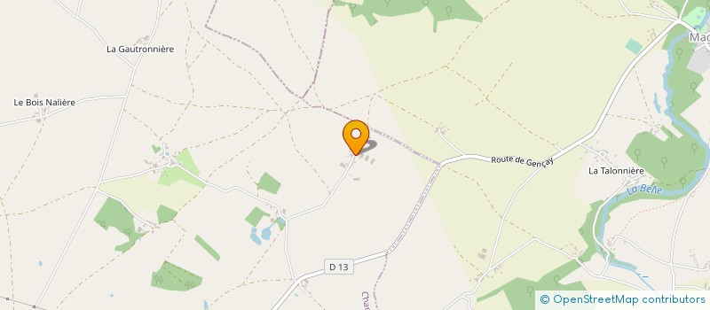 localisation de l'entreprise MONSIEUR LOIC FAUGEROUX  CHAMPAGNE-SAINT-HILAIRE