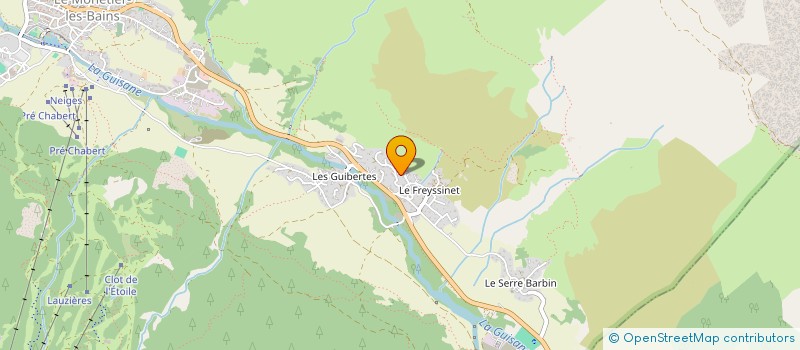 localisation de l'entreprise MONSIEUR LOIC FAURE  LE MONETIER-LES-BAINS