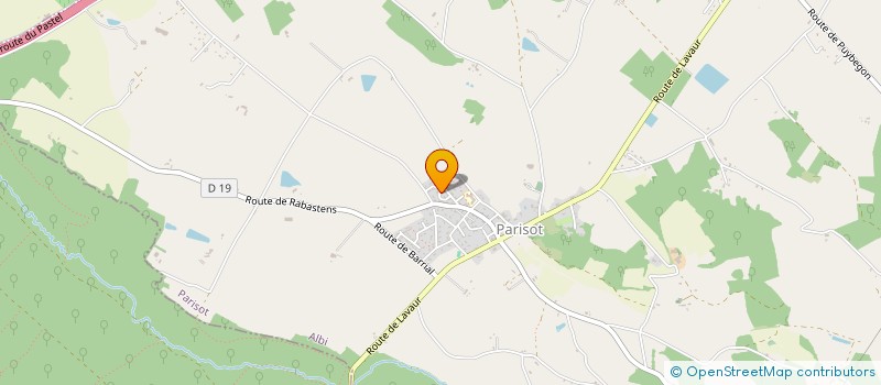 localisation de l'entreprise MONSIEUR LOIC FAVARD  PARISOT