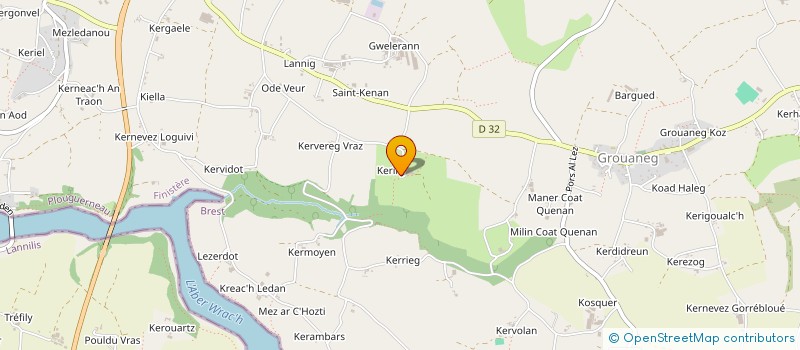 localisation de l'entreprise MONSIEUR LOIC FAVE  PLOUGUERNEAU