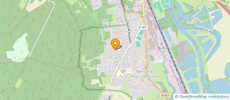 localisation de l'entreprise MONSIEUR LOIC FAVIER  BLENOD-LES-PONT-A-MOUSSON