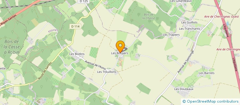 localisation de l'entreprise MONSIEUR LOIC FAVRE  CHERMIGNAC