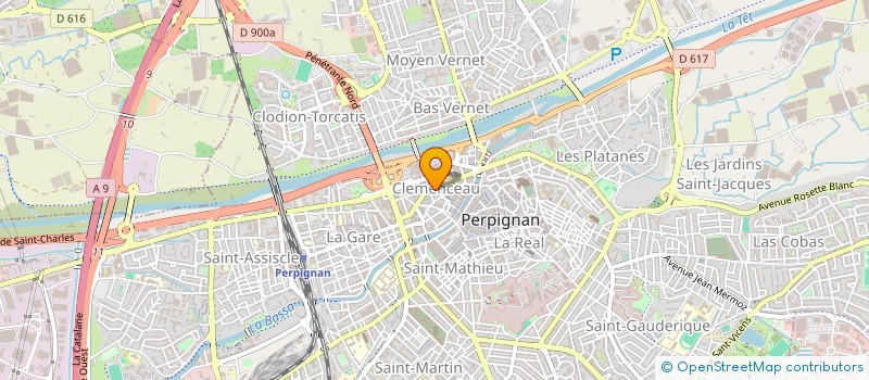 localisation de l'entreprise MONSIEUR LOIC FAVRE DE THIERRENS  PERPIGNAN