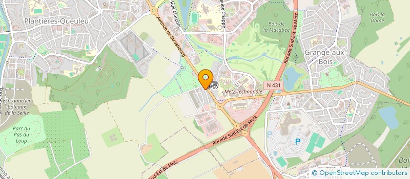 localisation de l'entreprise MONSIEUR LOIC FEDOLLIERE  METZ