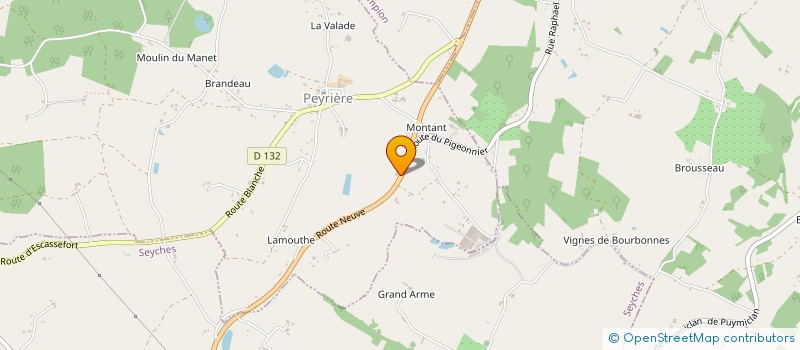 localisation de l'entreprise MONSIEUR LOIC FEDRIGO  PEYRIERE