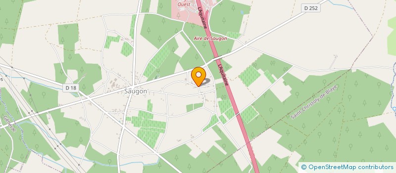 localisation de l'entreprise MONSIEUR LOIC FERHANI  SAUGON