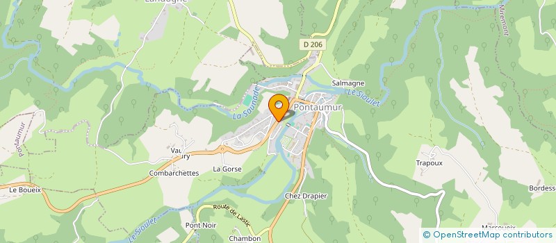 localisation de l'entreprise MONSIEUR LOIC FERNANDEZ  PONTAUMUR