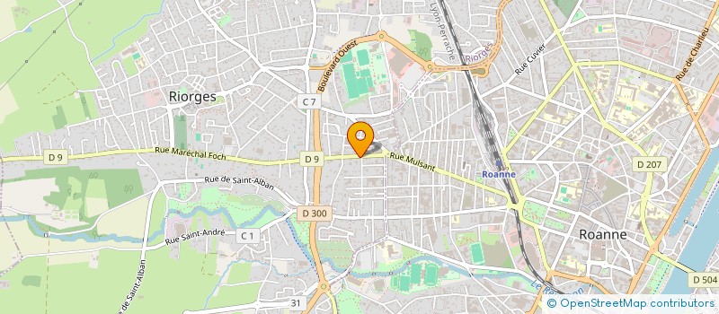 localisation de l'entreprise MONSIEUR LOIC FERRATON à RIORGES