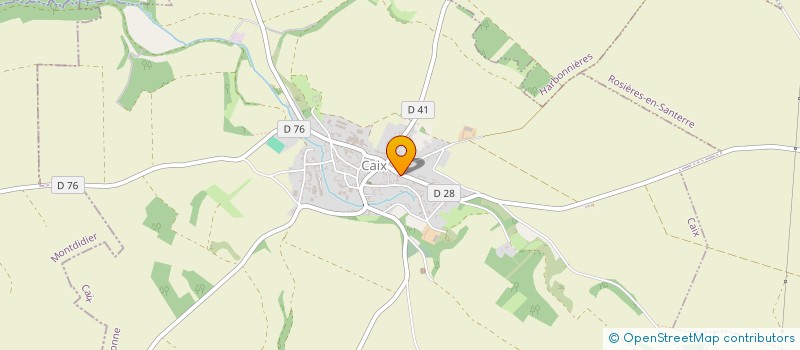 localisation de l'entreprise MONSIEUR LOIC FERRE  CAIX