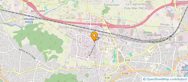 localisation de l'entreprise MONSIEUR LOIC FERY à SIX-FOURS-LES-PLAGES