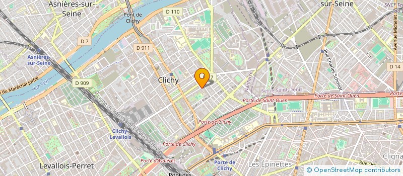localisation de l'entreprise MONSIEUR LOIC FIEFFE à CLICHY