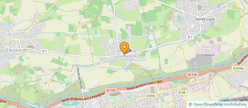 localisation de l'entreprise MONSIEUR LOIC FITOU  VILLENEUVE-LA-RIVIERE