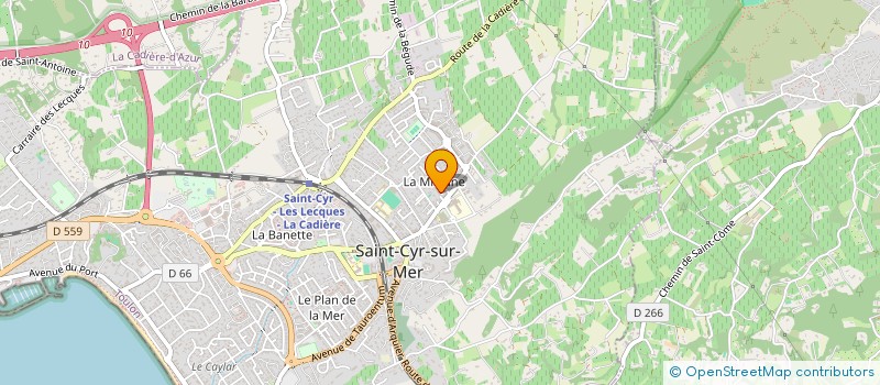 localisation de l'entreprise MONSIEUR LOIC FLEURY à SAINT-CYR-SUR-MER