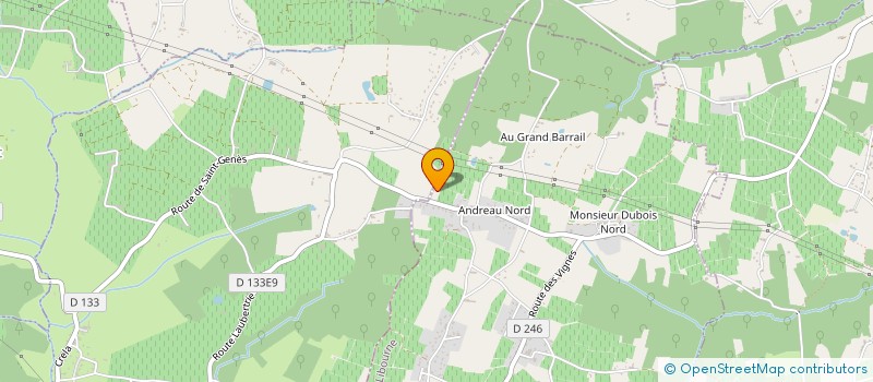 localisation de l'entreprise MONSIEUR LOIC FLORES  SAINT-GENES-DE-FRONSAC