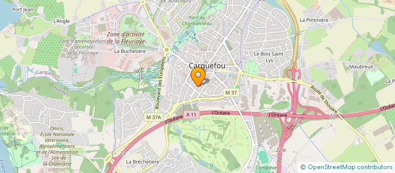 localisation de l'entreprise MONSIEUR LOIC FOISSEY  CARQUEFOU