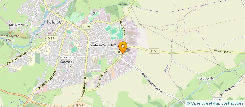 localisation de l'entreprise MONSIEUR LOIC FONTAINE  FALAISE