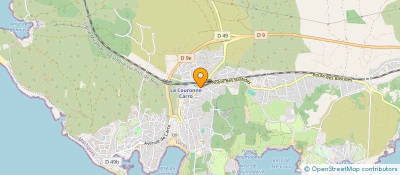 localisation de l'entreprise MONSIEUR LOIC FORMANOWSKI à MARTIGUES
