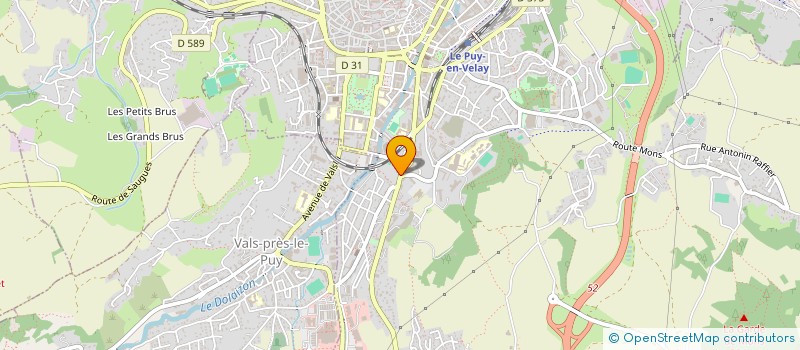 localisation de l'entreprise MONSIEUR LOIC FORTIN à LE PUY-EN-VELAY