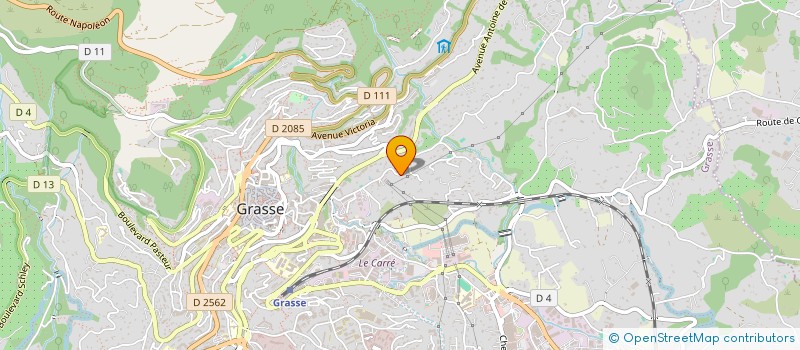 localisation de l'entreprise MONSIEUR LOIC FOUQUET  GRASSE