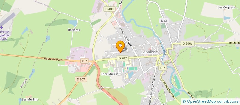 localisation de l'entreprise MONSIEUR LOIC FOURNET à LAPALISSE