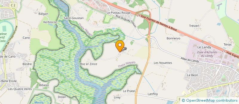 localisation de l'entreprise MONSIEUR LOIC FOURURE  THEIX-NOYALO