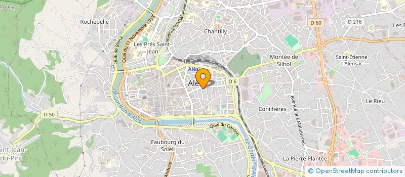 localisation de l'entreprise MONSIEUR LOIC FRANCE à ALES