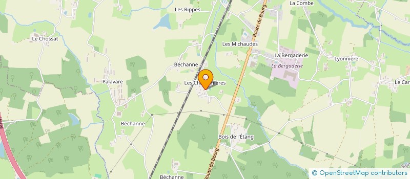 localisation de l'entreprise MONSIEUR LOIC FRANCON  SAINT-ETIENNE-DU-BOIS