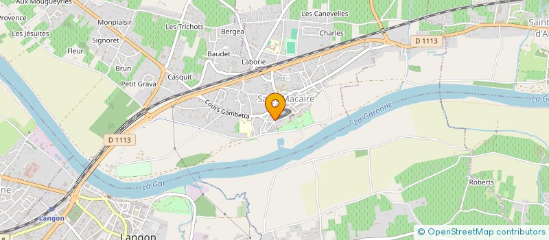 localisation de l'entreprise MONSIEUR LOIC FRATACCI  SAINT-MACAIRE