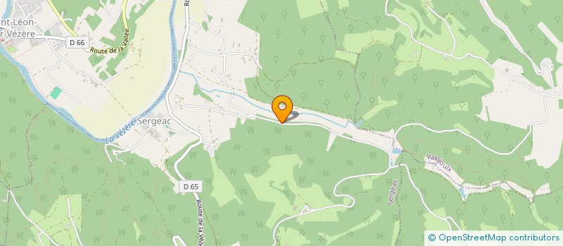 localisation de l'entreprise MONSIEUR LOIC FREDIEU  SERGEAC