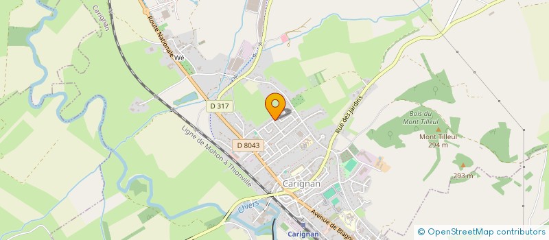 localisation de l'entreprise MONSIEUR LOIC FRENOIS  CARIGNAN