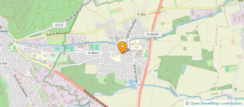 localisation de l'entreprise MONSIEUR LOIC FRITSCH  MERXHEIM