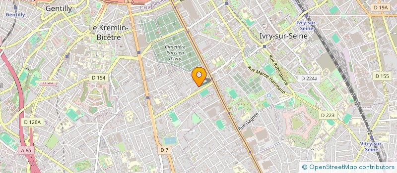 localisation de l'entreprise MONSIEUR LOIC FROGER  IVRY-SUR-SEINE