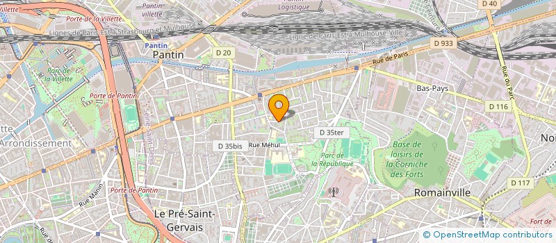localisation de l'entreprise MONSIEUR LOIC FROISSART à PANTIN