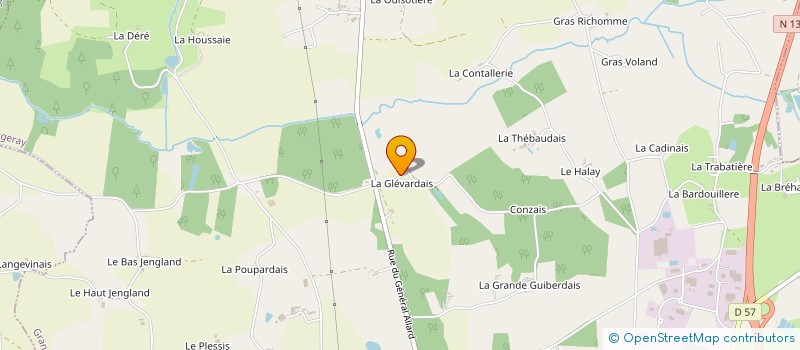 localisation de l'entreprise MONSIEUR LOIC GAGEOT à GRAND-FOUGERAY