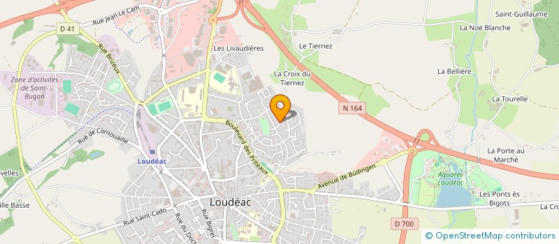 localisation de l'entreprise MONSIEUR LOIC GALERNE à LOUDEAC