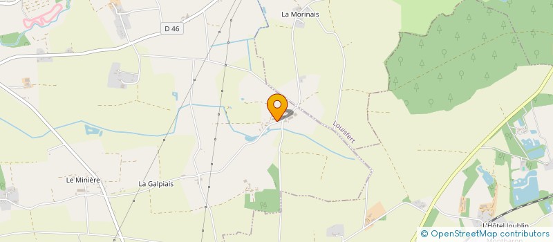 localisation de l'entreprise MONSIEUR LOIC GALINIERE  SAINT-VINCENT-DES-LANDES