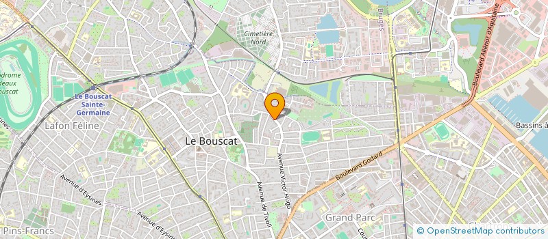 localisation de l'entreprise MONSIEUR LOIC GALLET  LE BOUSCAT