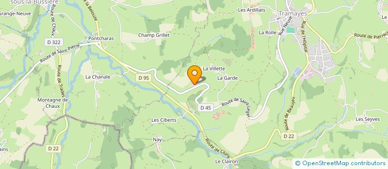 localisation de l'entreprise MONSIEUR LOIC GANDREY à TRAMAYES
