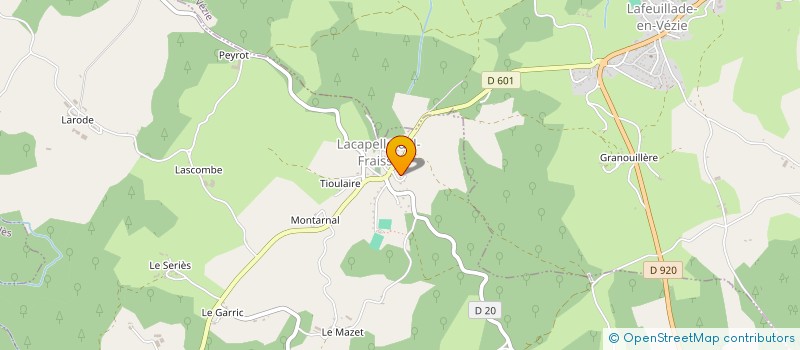 localisation de l'entreprise MONSIEUR LOIC GAPIHAN à LACAPELLE-DEL-FRAISSE