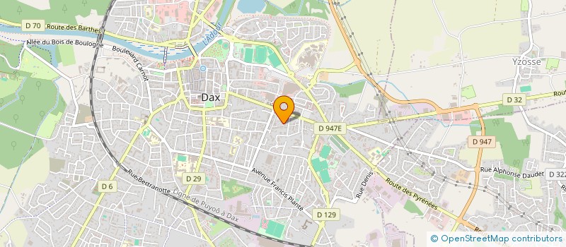 localisation de l'entreprise MONSIEUR LOIC GARBAY à DAX