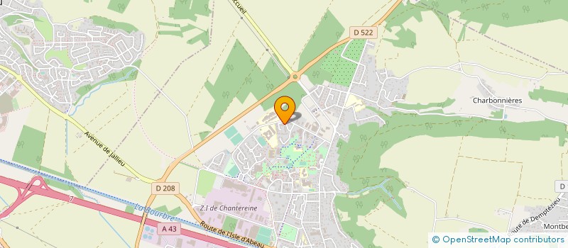 localisation de l'entreprise MONSIEUR LOIC GARCIA  BOURGOIN-JALLIEU