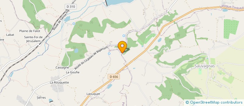 localisation de l'entreprise MONSIEUR LOIC GARCIA LOPEZ  SAUVAGNAS