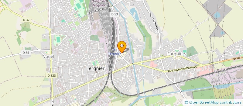 localisation de l'entreprise MONSIEUR LOIC GASTINEAU  TERGNIER