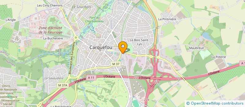 localisation de l'entreprise MONSIEUR LOIC GATINEL  CARQUEFOU