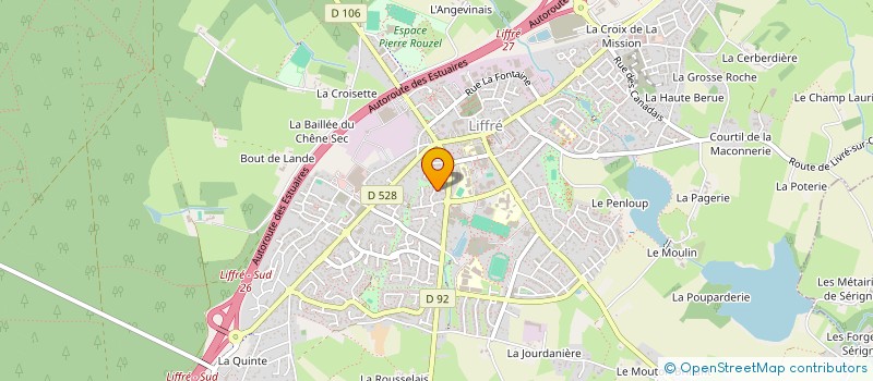 localisation de l'entreprise MONSIEUR LOIC GAUDIN à LIFFRE
