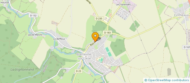 localisation de l'entreprise MONSIEUR LOIC GAULTIER à BRETTEVILLE-SUR-LAIZE