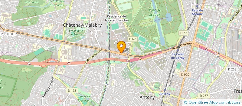 localisation de l'entreprise MONSIEUR LOIC GAURON  CHATENAY-MALABRY