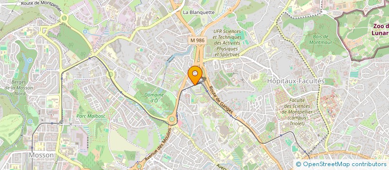 localisation de l'entreprise MONSIEUR LOIC GAUTHIER à MONTPELLIER